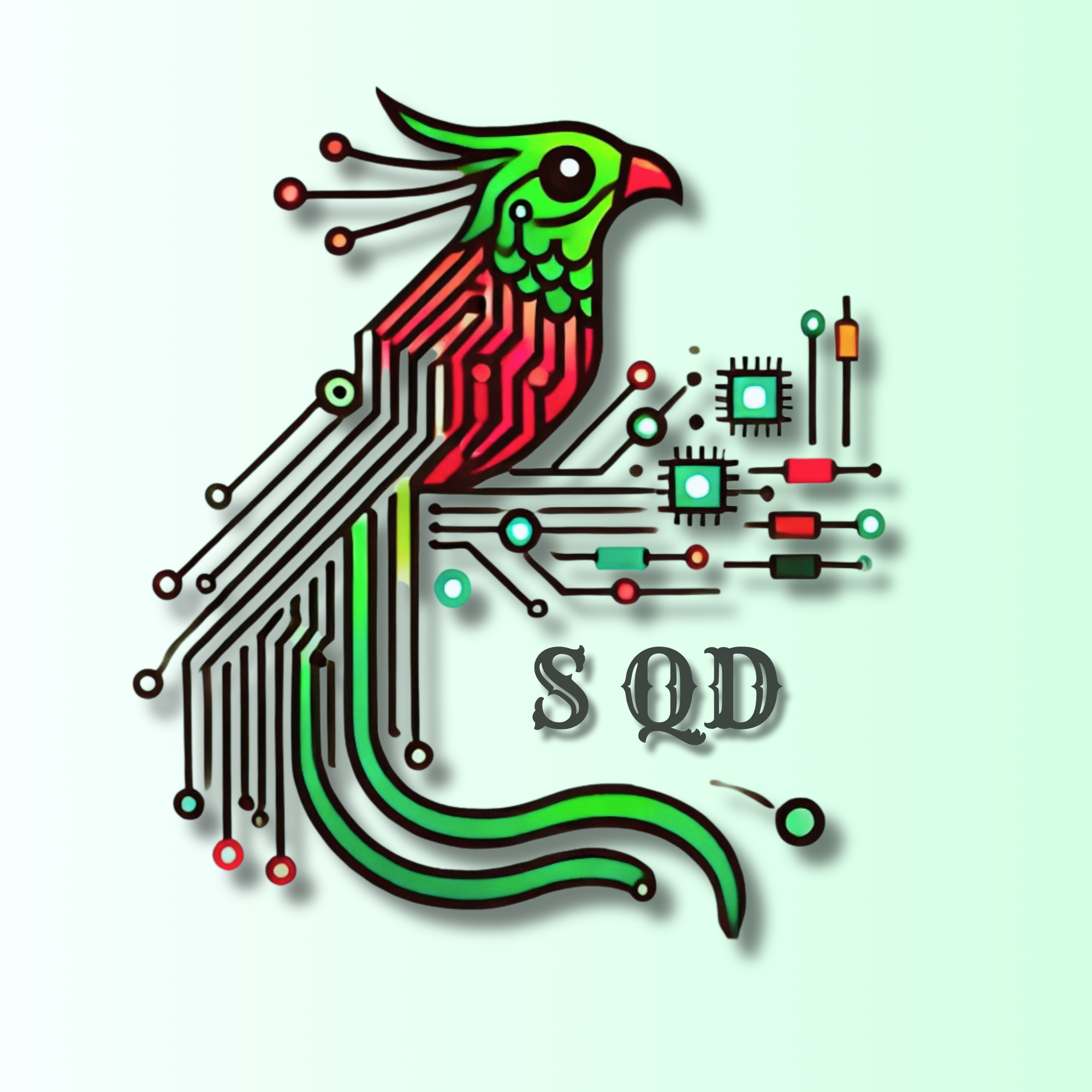 S Quetzal Digital Logo